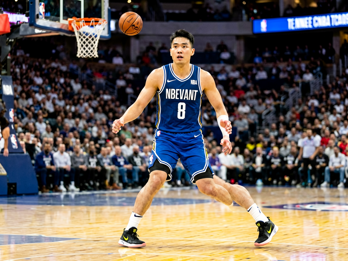 NBA赛事分析文章配图，展示篮球比赛数据与球员表现分析